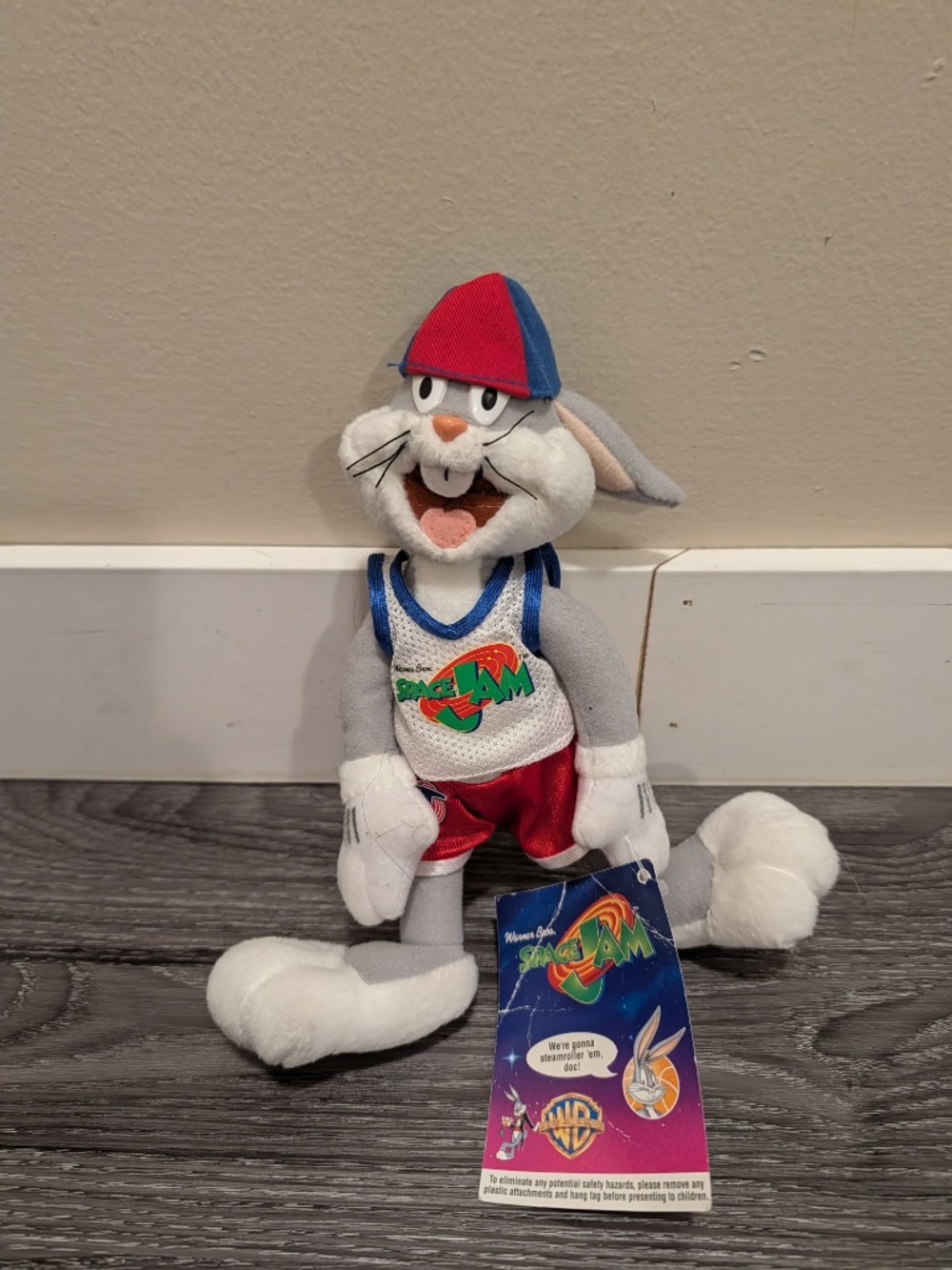 Looney Tunes Space Jam Bugs Bunny Plush